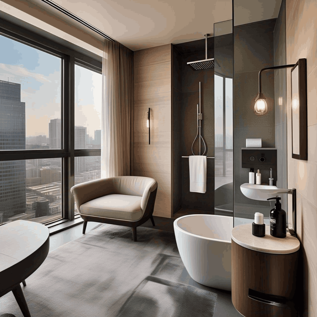 A luxury hotel with refillable toiletries and a zero-waste policy