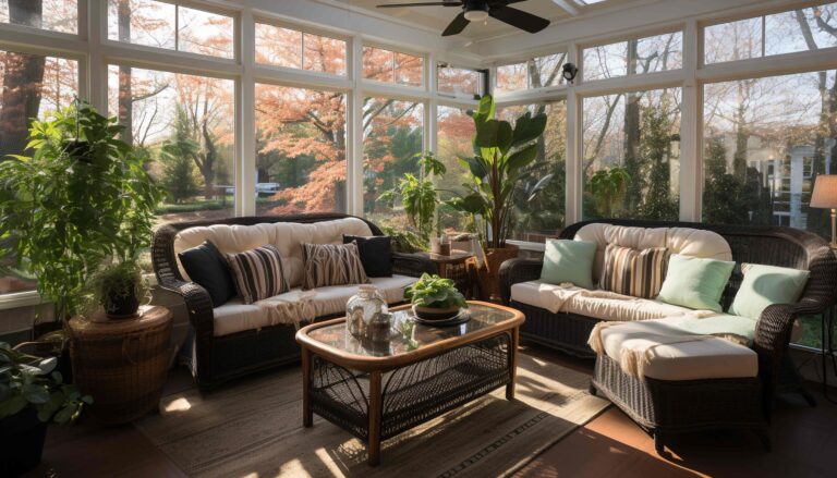 A modern passive solar home utilizing sunlight for natural heating and energy efficiency.